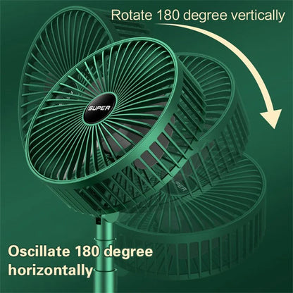 PORTABLE RECHARGEABLE FOLDABLE DESK FAN