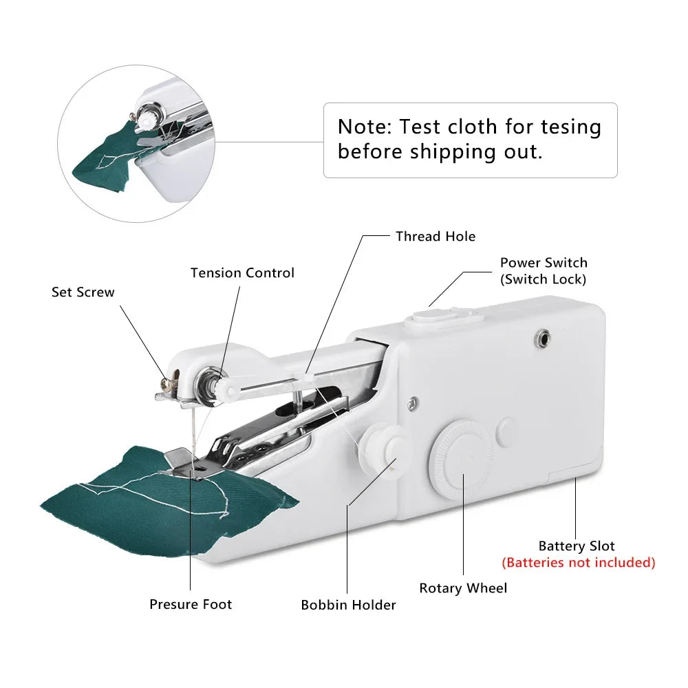 PORTABLE WIRELESS MINI SEWING MACHINE