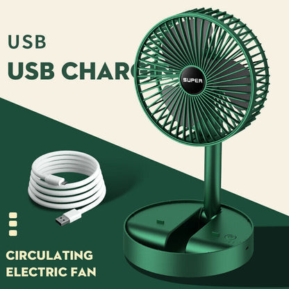 PORTABLE RECHARGEABLE FOLDABLE DESK FAN