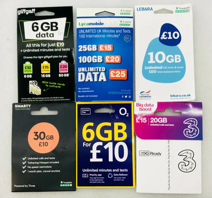 Life Time Uk Original Sim Cards for TikTok live, Amazon and all OTPS !